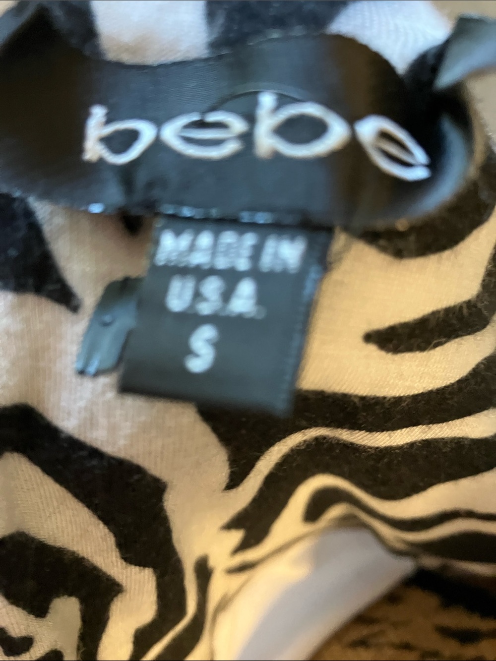 bebe Black and White Strapless Rose-Print Dress - Picture 8 of 13